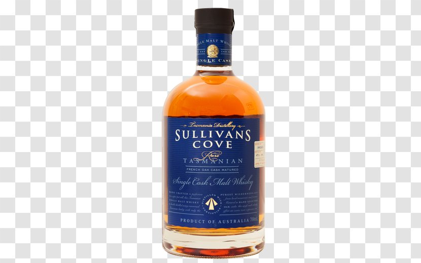 Single Malt Whisky Whiskey Sullivans Cove Scotch - Liqueur Transparent PNG