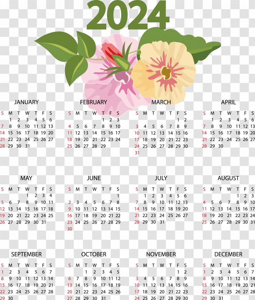 Calendar Tea Flower House Meter Transparent PNG