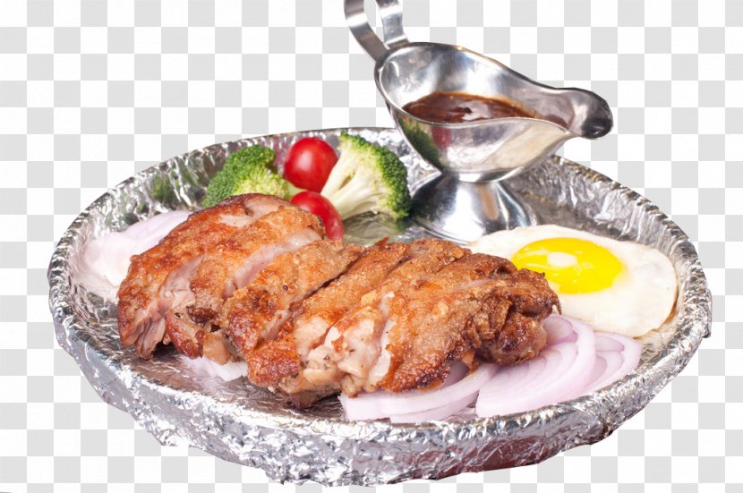 Tandoori Chicken Beefsteak Teppanyaki Fried - Meat - Black Pepper Iron Plate Rice Transparent PNG