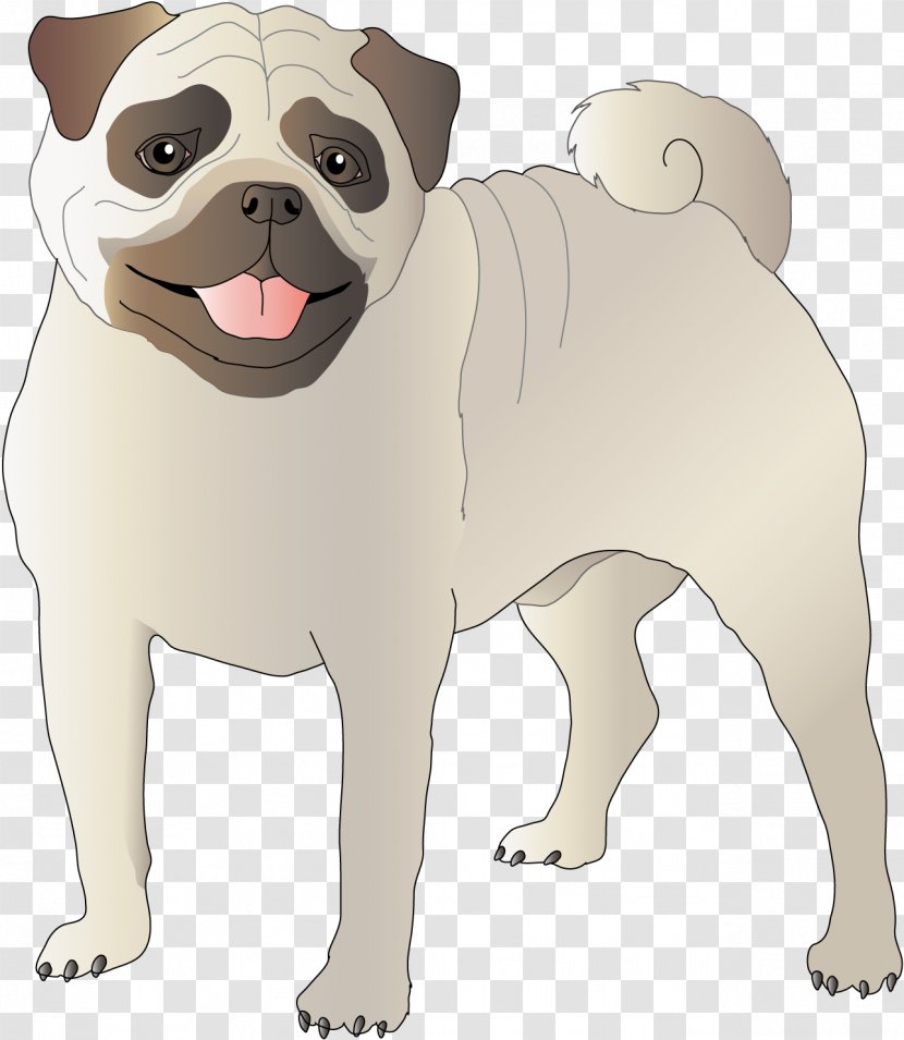 Pug Puppy Canidae Toy Dog Clip Art - Like Mammal Transparent PNG