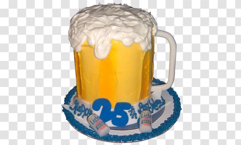 Birthday Cake Beer Torte - Sugar Paste - Mug Transparent PNG