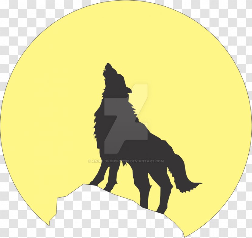 Gray Wolf Moon Melting The Ice Witch Lone Animal - Tail Transparent PNG