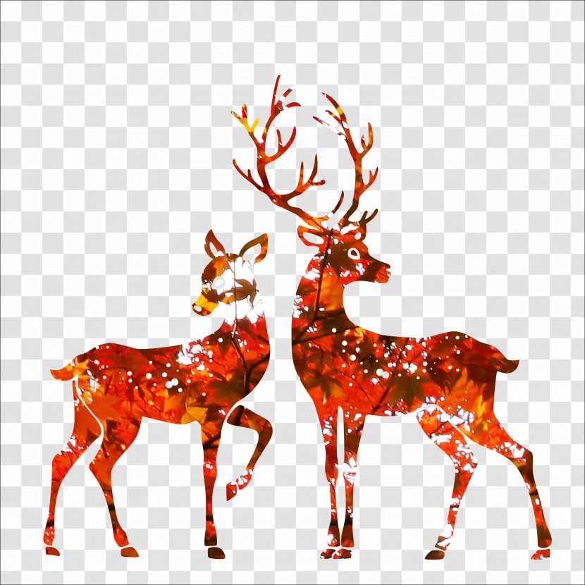 Poster - Animal Figure - Autumnal Equinox Elk Transparent PNG