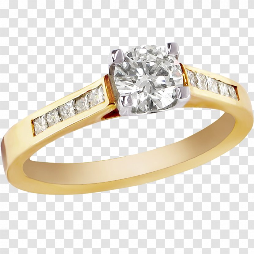 Ring Size Jewellery Engagement - Platinum - Gold Transparent PNG