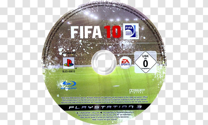 FIFA 10 08 PlayStation 2 17 15 - Data Storage Device - Electronic Arts Transparent PNG