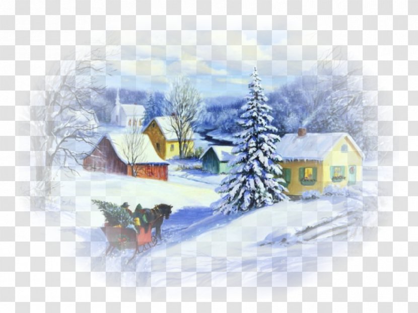 Christmas Card Birdtown Desktop Wallpaper - Arctic Transparent PNG