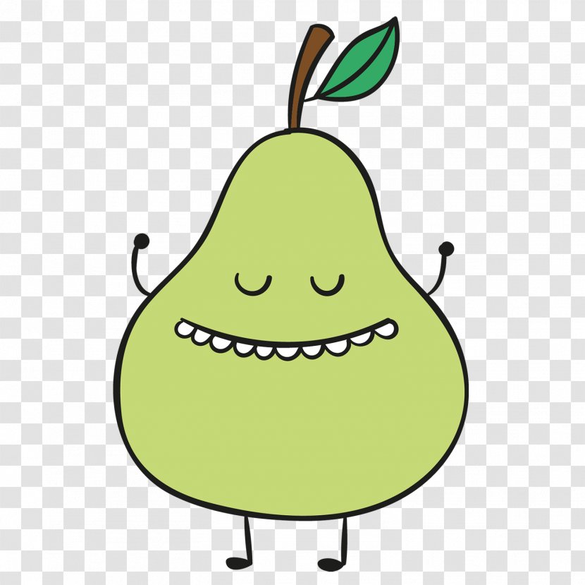 Fruit Pear Clip Art Painting Vector Graphics - Comics - Nifty Transparent PNG