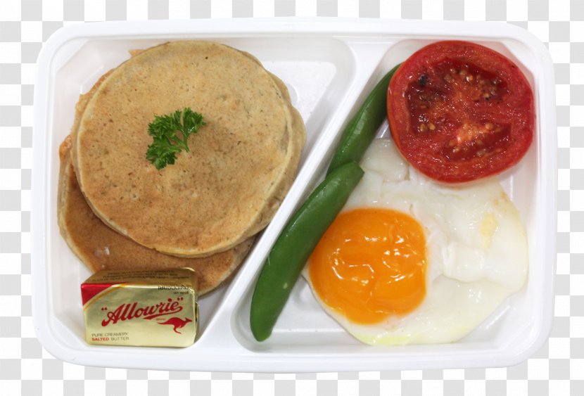 Vegetarian Cuisine Full Breakfast Pancake Fried Egg Wrap - Meal Transparent PNG