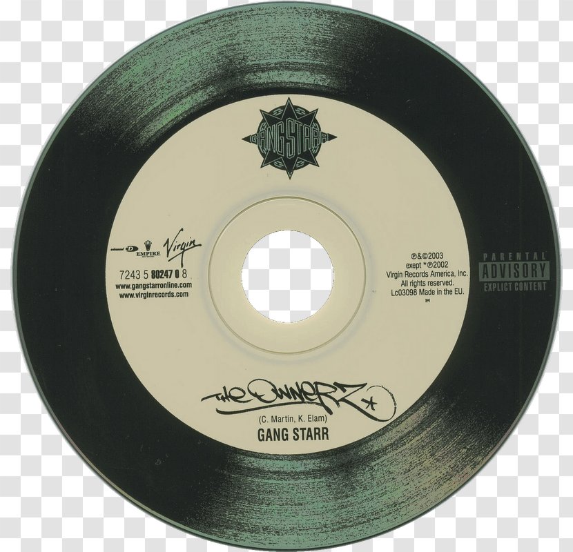 Compact Disc Gang Starr The Ownerz Moment Of Truth Phonograph Record - Studio Album Transparent PNG