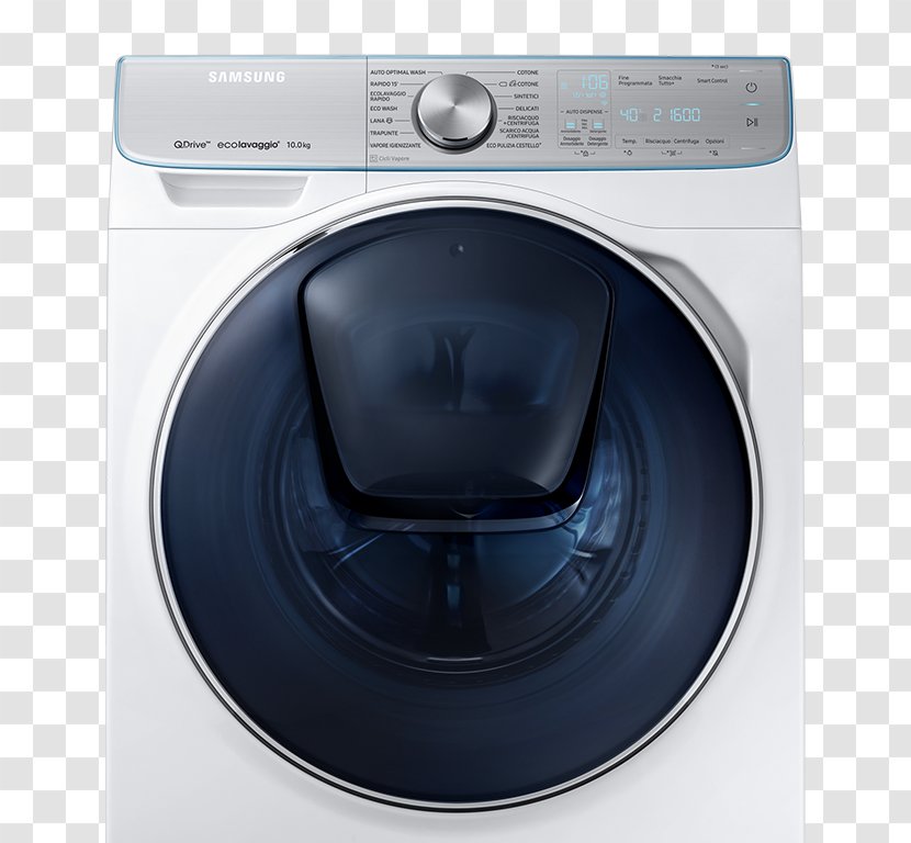 Samsung WW8800 QuickDrive Washing Machines Home Appliance Transparent PNG