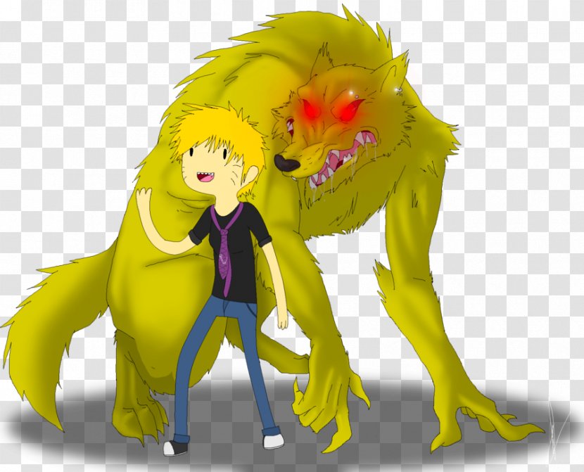 Werewolf Finn The Human Come Along With Me Drawing - Supernatural Creature - Wolf Transparent PNG