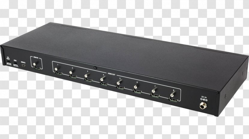 HDMI Network Switch Ethernet Hub Port - Digital Audio Out Cable To 1 8 Connector Speakers Transparent PNG