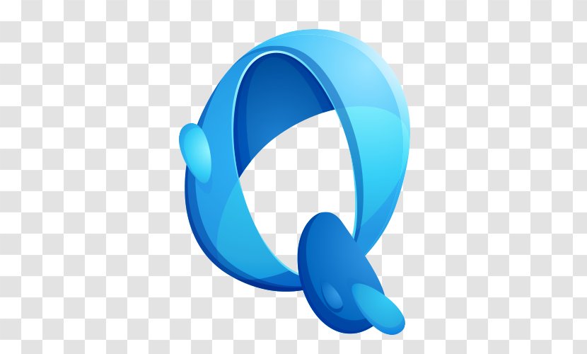 Download Icon - Turquoise - Q Transparent PNG