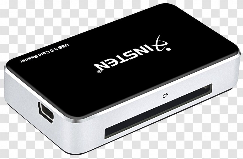Adapter Memory Card Reader USB 3.0 Secure Digital - Compactflash Transparent PNG