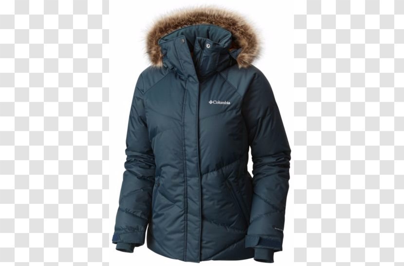 Hoodie Down Feather Jacket Columbia Sportswear - Parka - Winter Night Transparent PNG