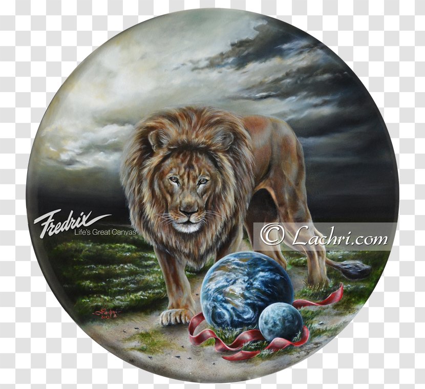 Lion Painting Oil Paint Artist - Big Cats Transparent PNG