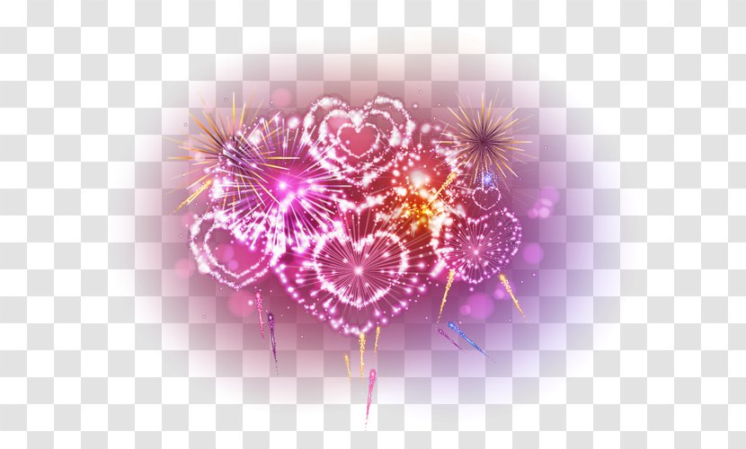 Fireworks Download - Pink - Vector Transparent PNG