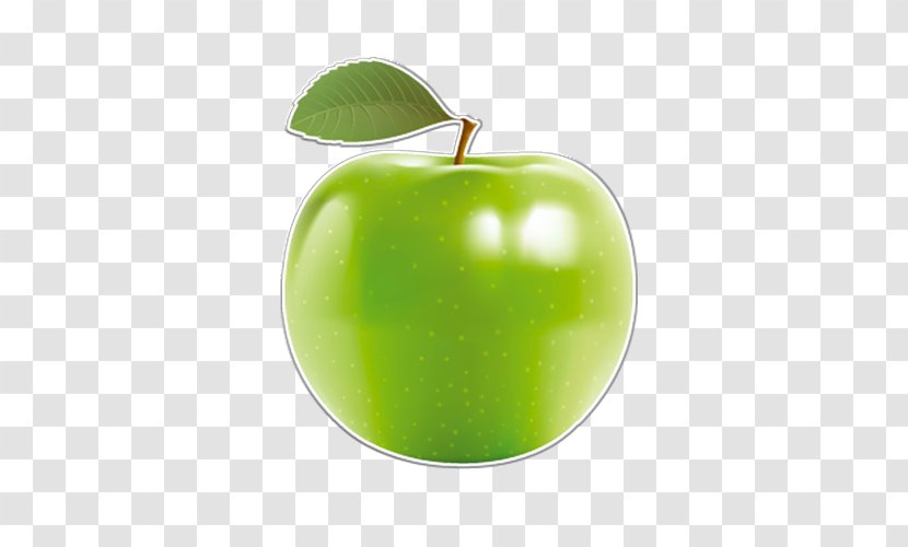 Apple Red Green Sticker Food - Mcintosh - Slice Transparent PNG