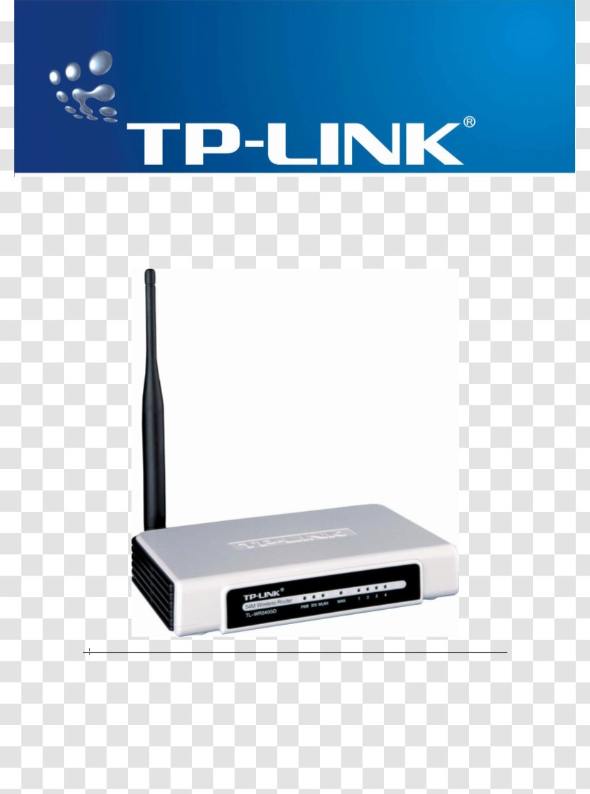 Wireless Router TP-LINK TL-WR841N Product Manuals - Electronics - First Aider Transparent PNG