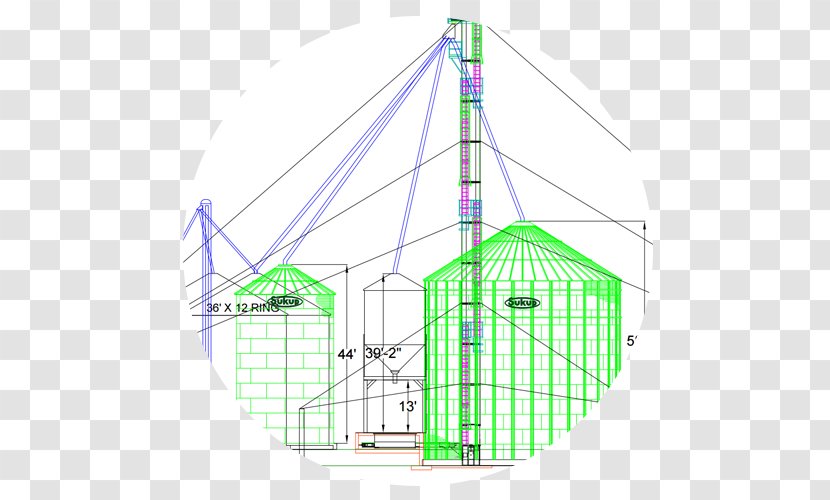 Horizon Ag Systems, LLC Silo Drawing Wilmington Architecture - Ocron Systems Llc Transparent PNG