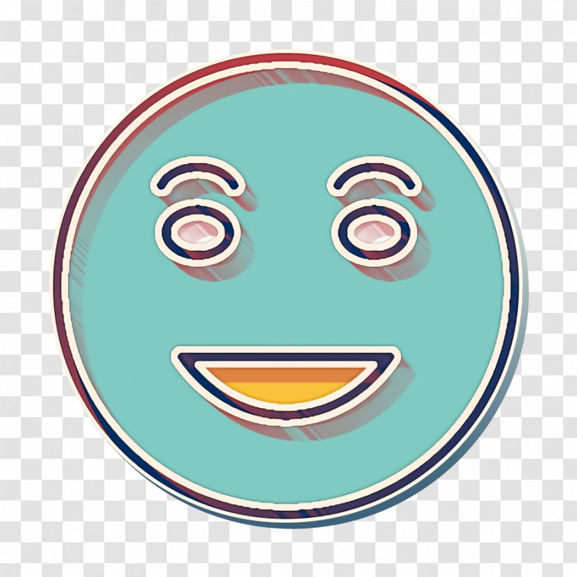 Emoticon Laughing Icon Lol - Teal - Cartoon Transparent PNG