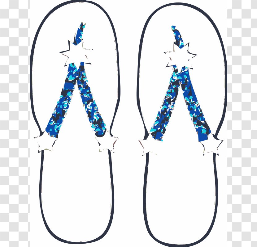 Clip Art - Footwear - Hand-painted Blue Star Icon Transparent PNG