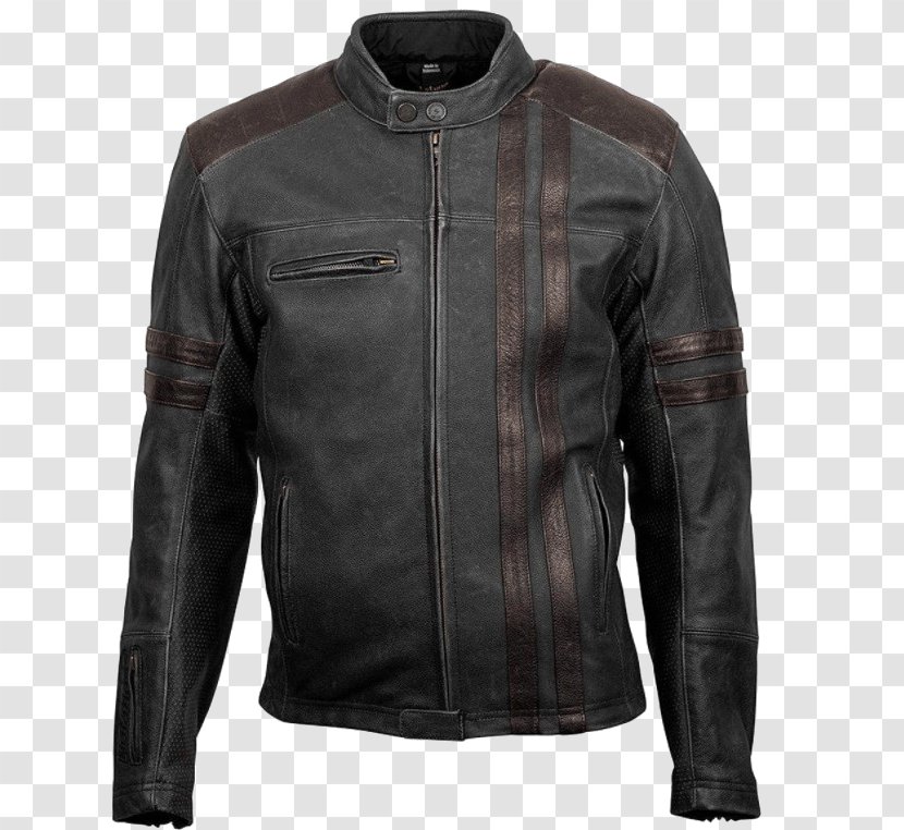 Leather Jacket Motorcycle Boot - Artificial Transparent PNG