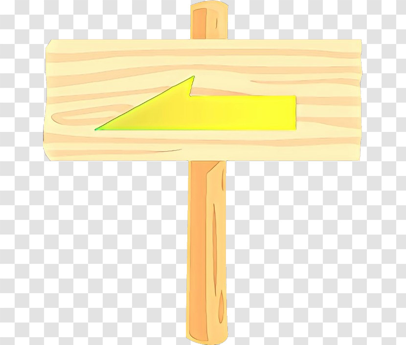 Yellow Table Wood Furniture Symbol Transparent PNG