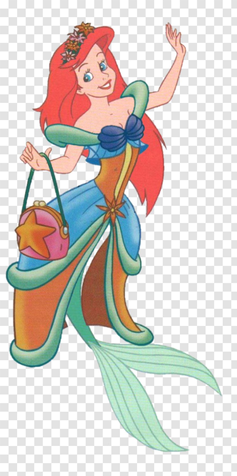 Ariel Mermaid Cartoon Clip Art Transparent PNG