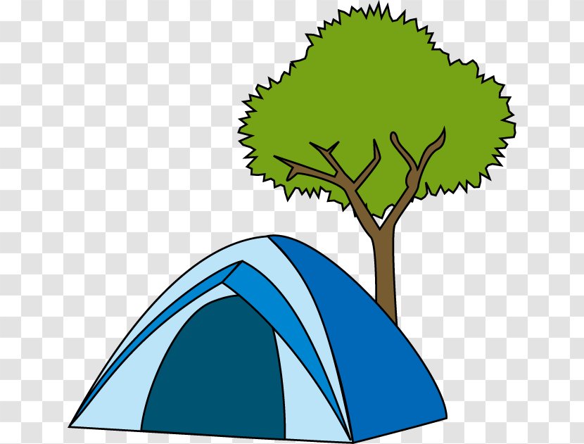 Tent Camping Campsite Clip Art Illustration - Tree Transparent PNG