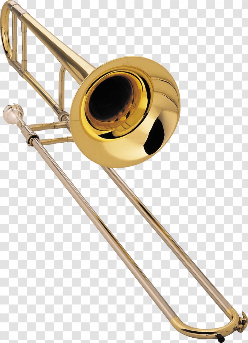 Trombone Brass Instruments Musical Ensemble - Flower Transparent PNG