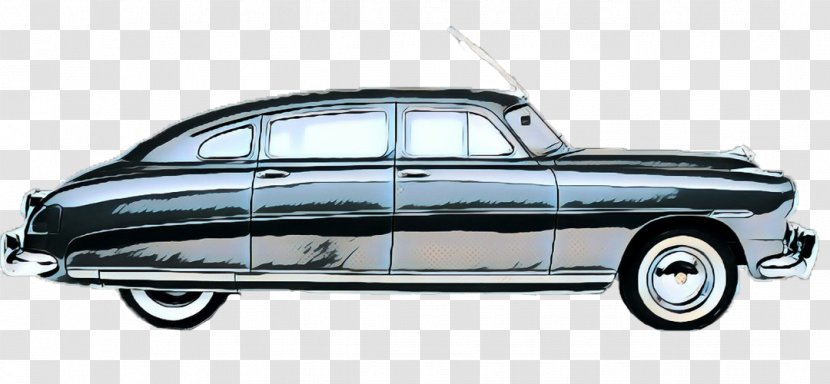 Classic Car Background - Door - Vintage Hudson Commodore Transparent PNG