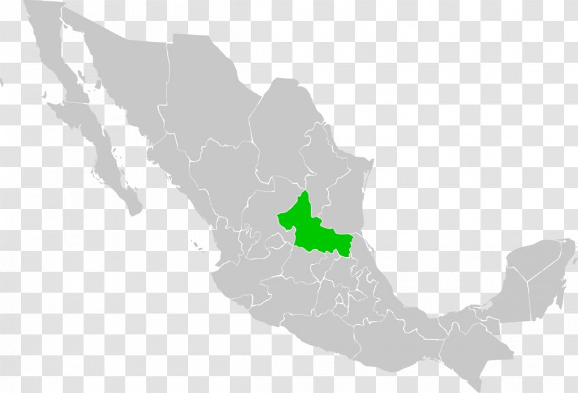 Administrative Divisions Of Mexico United States Aztec Empire Blank Map - Wikimedia Commons Transparent PNG