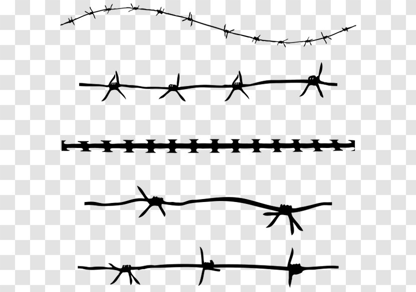 Barbed Wire Tape Clip Art - Text - Fence Transparent PNG