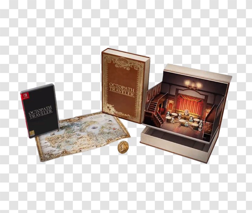 Octopath Traveler Nintendo Switch Video Game The Legend Of Zelda: Collector's Edition - Box Transparent PNG