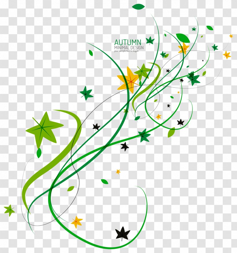 Green Line Curve - Organism - Giant Star Ribbon Vector Transparent PNG