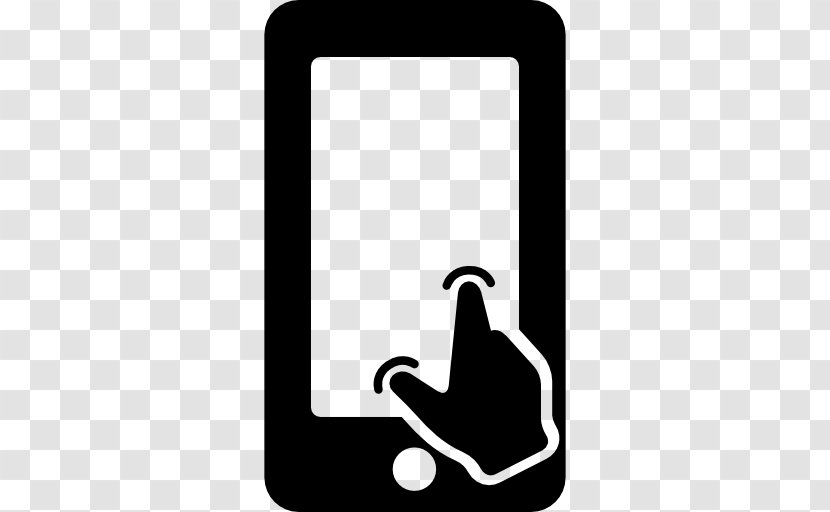Telephone IPhone - Silhouette - Iphone Transparent PNG