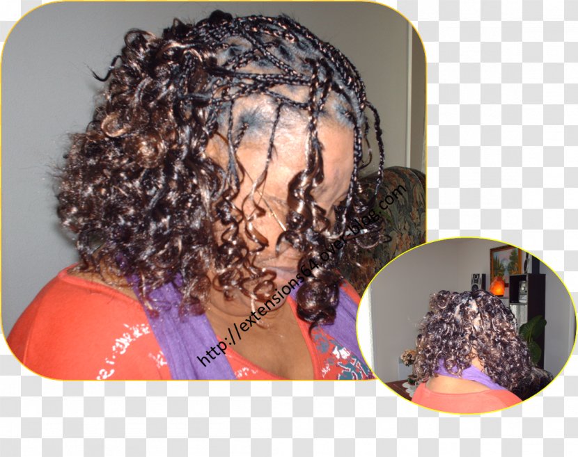Afro Braid Dreadlocks Hairstyle Model - Capelli Transparent PNG