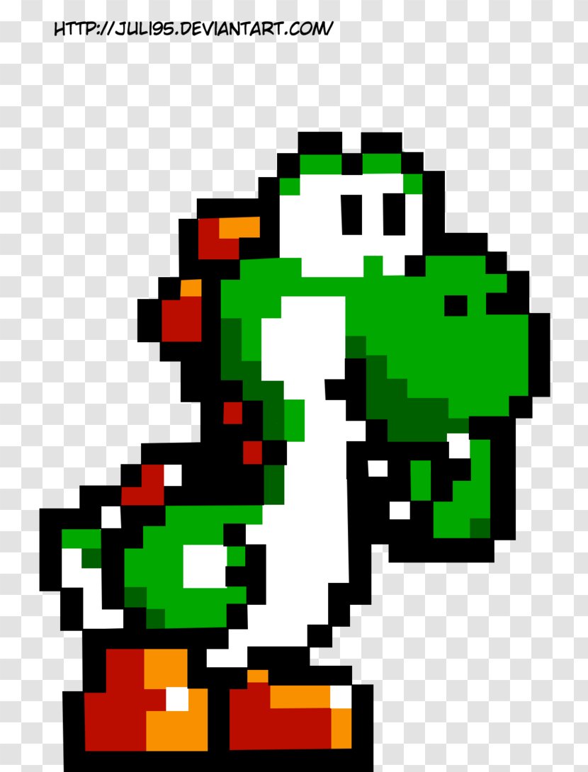 Mario & Yoshi Minecraft Toad - Pixel Transparent PNG