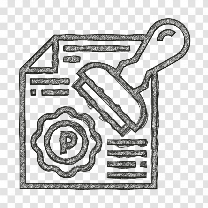 Stamp Icon Contract Icon Files And Documents Icon Transparent PNG