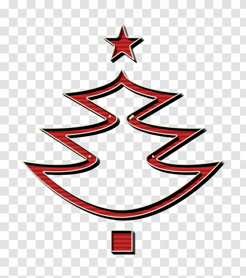 Christmas Icon Christmas-tree Christmasx-mas - Star - Symbol Weihnachtsbaum Transparent PNG