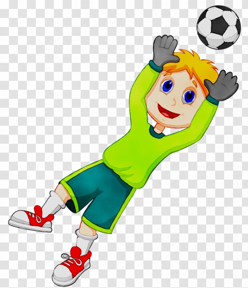 Football Player Vector Graphics Image Goalkeeper - Ball - Fictional Character Transparent PNG