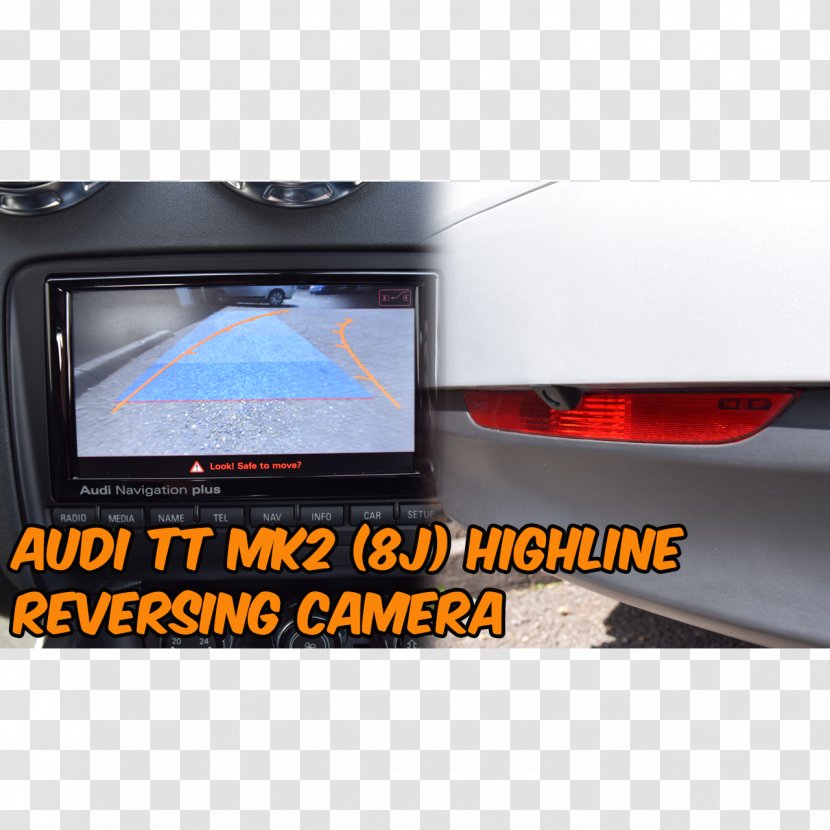 Audi TT 8J Car 2012 Rear-view Mirror - Display Advertising Transparent PNG