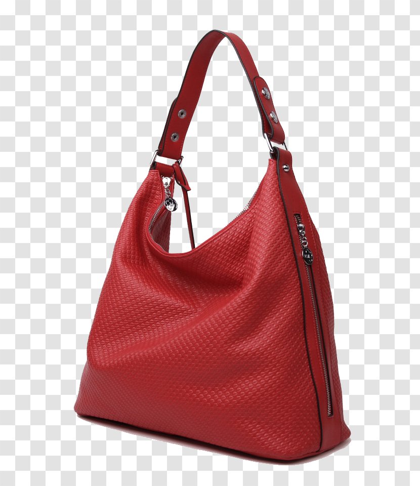 Hobo Bag T-shirt Red Handbag - Women Transparent PNG