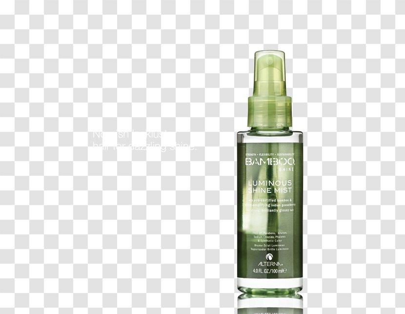 Alterna Bamboo Smooth Pure Kendi Treatment Oil Hair Styling Products Dry Mist Anti-Humidity Spray - Professional Care Transparent PNG