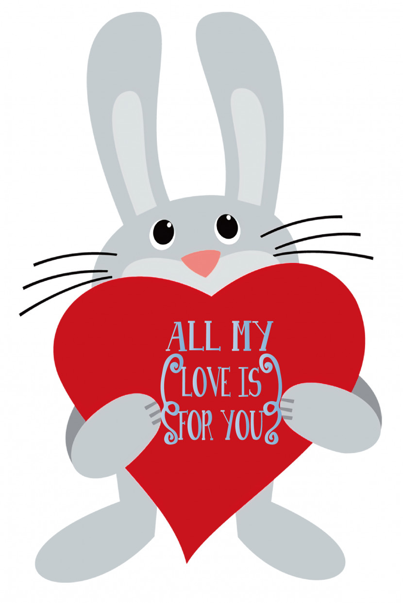 Rabbit Mashimaro Hares Velentine’s Day Cartoon Transparent PNG