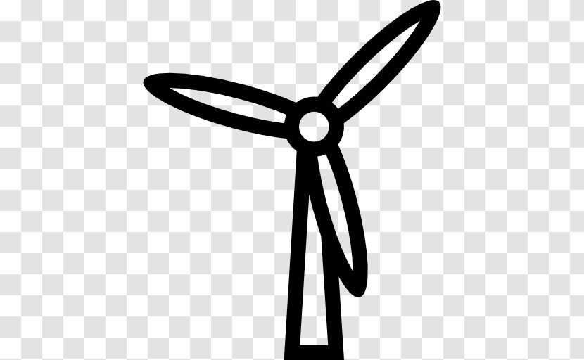 Windmill Wind Turbine Energy - Monochrome Photography Transparent PNG