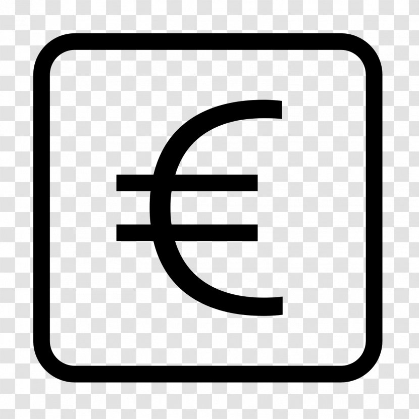 Euro Sign Bank - Text Transparent PNG
