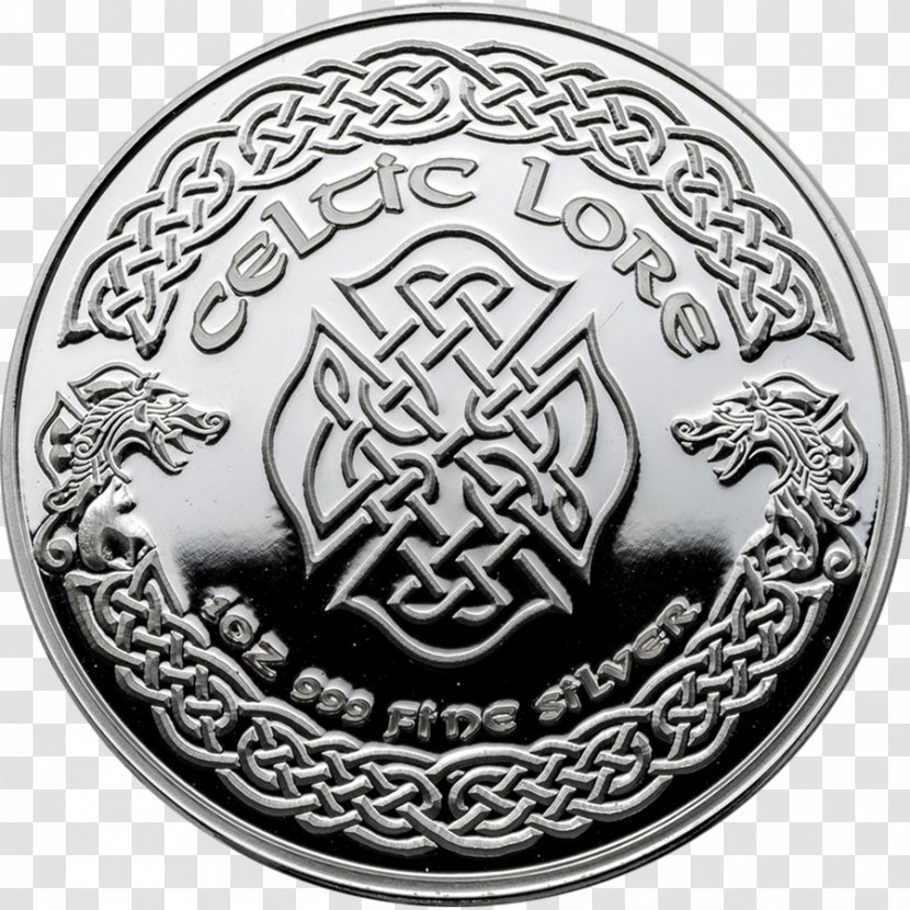 Product Coin Font Pattern - Monochrome - Banshee Irish Mythology Transparent PNG