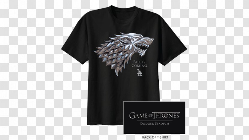 Dodger Stadium T-shirt 2017 Los Angeles Dodgers Season Sansa Stark - Shirt - Game Of Thrones Transparent PNG